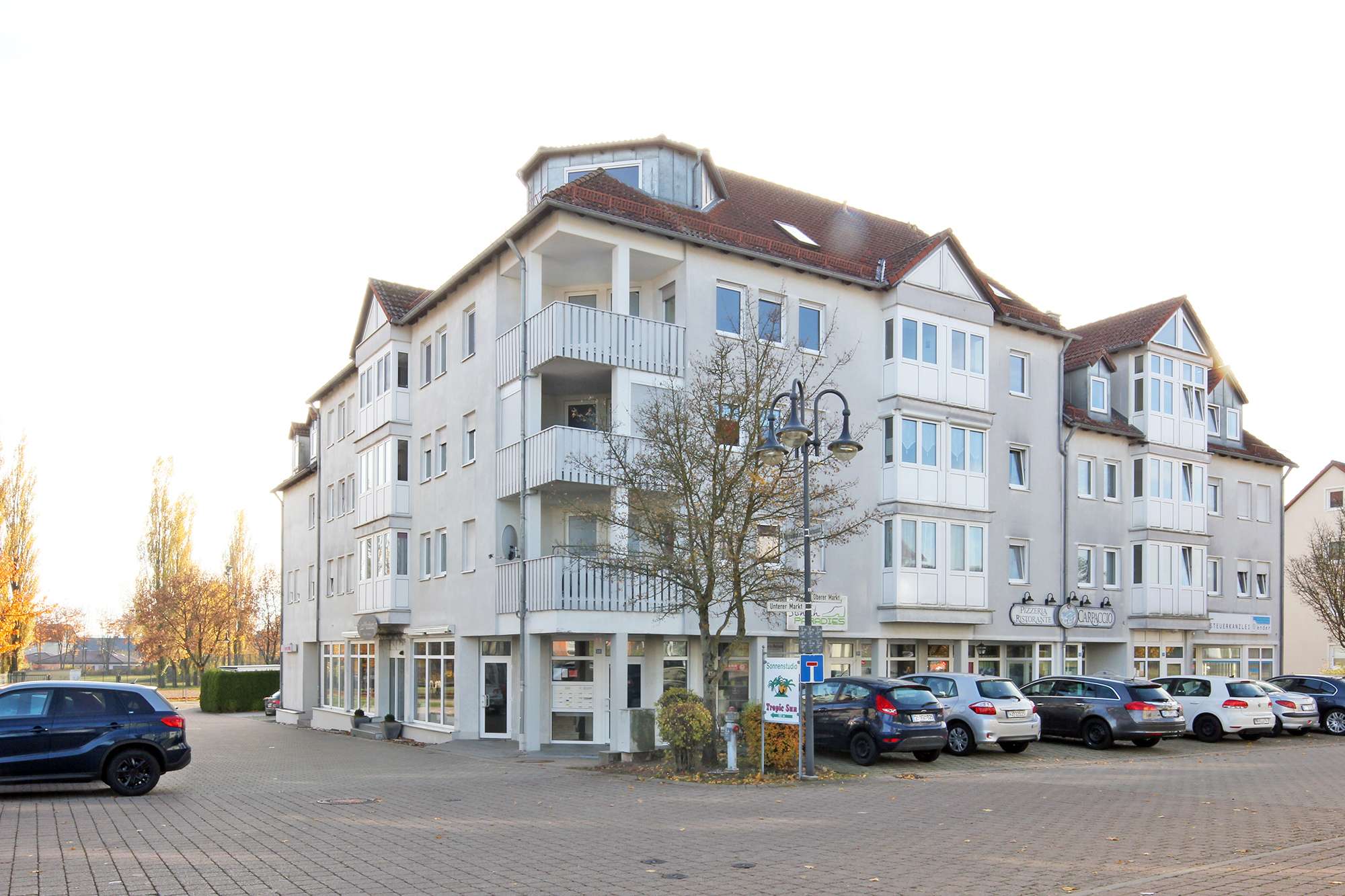 Vermietete 2-Zimmer-Wohnung in Speichersdorf, modernes Wohnhaus am Marktplatz!